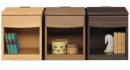国産品 ナイトテーブル 3色対応 コンセント付き サイドテーブル 木製 アルダー材 日本製 送料無料